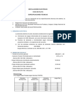 Especificaciones Técnicas