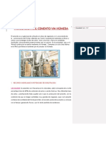 Fabricación Del Cemento Via Húmeda