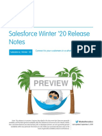 Salesforce Winter 20 Release Notes
