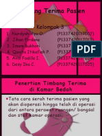 Timbang Terima Di Kamar Operasi