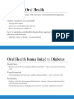 Diabetes & Oral Health