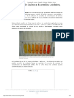 Concentración Química - Expresión, Unidades, Molalidad - Lifeder