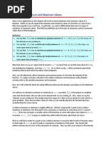 Section 4-3: Minimum and Maximum Values: FX X C FX FC