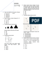 Soal Pas Gasal Matematika Viii k13 2018-2019