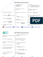 Identidades Trigonométricas Problemas Propuestos PDF
