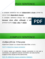 Complex Sentence