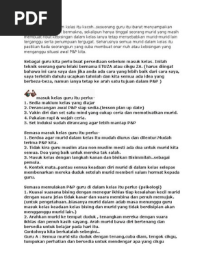 Selagi Murid Di Dalam Kelas Itu Kecoh Pdf