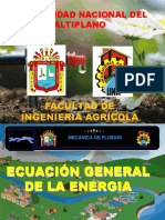 Ecuacion de Energia Por