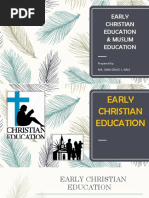 Early Christian Education-1