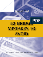 52 Bridge Mistakes To Avoid