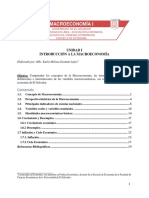 Unidades de Estudio de La Macroeconomia