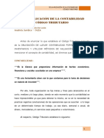 De La Aplicación de La Contabilidad - Código Tributario