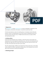 The Difference Between The Floating Ball Valve and The Trunnion Ball Valve