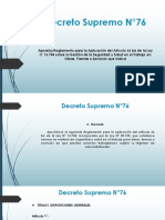 Decreto Supremo n76