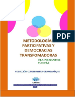 Santos (2018) - Metodologias Participativas y Democracias Transformadoras PDF