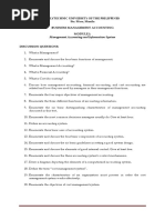 Module 1 Management Accounting and Information System