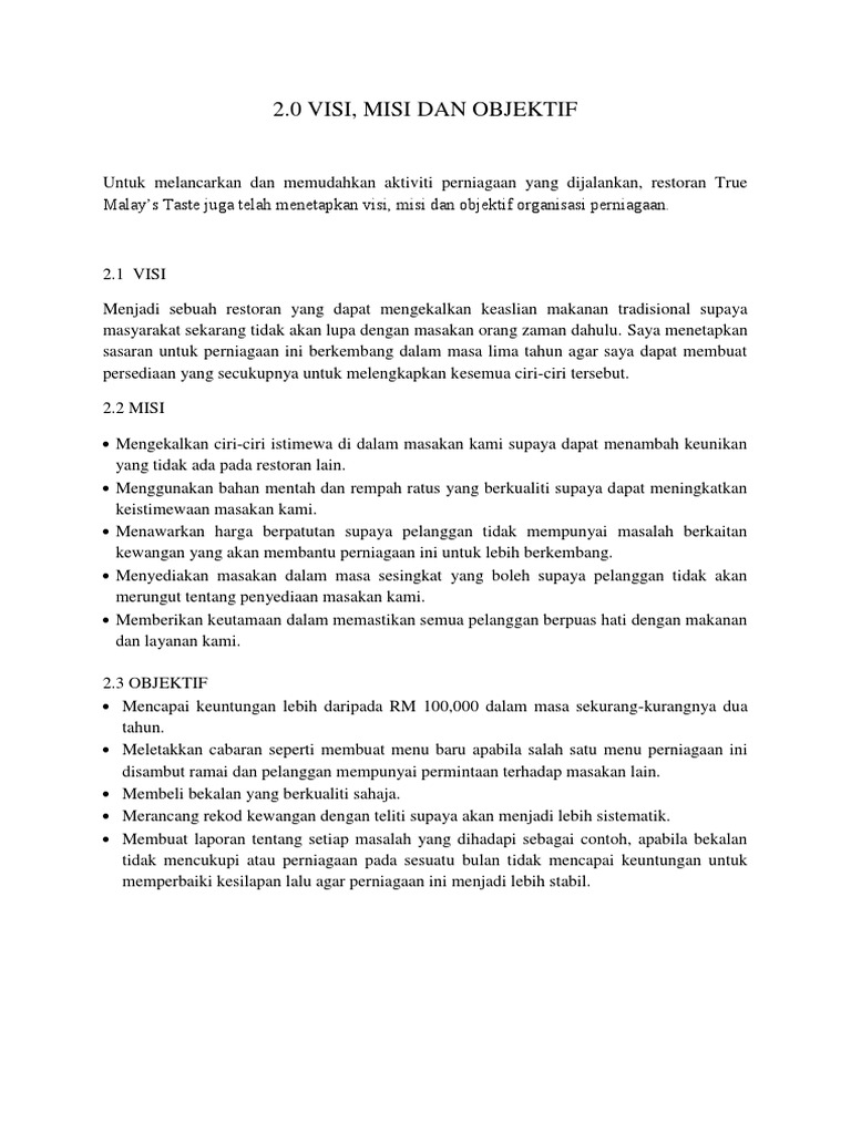 Visi Misi Dan Obejktif Png