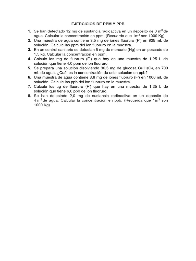 Taller Noveno - Ejercicios de PPM y PPB | PDF