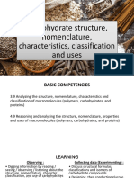 Carbohydrate Structure, Nomenclature, Characteristics, Classification