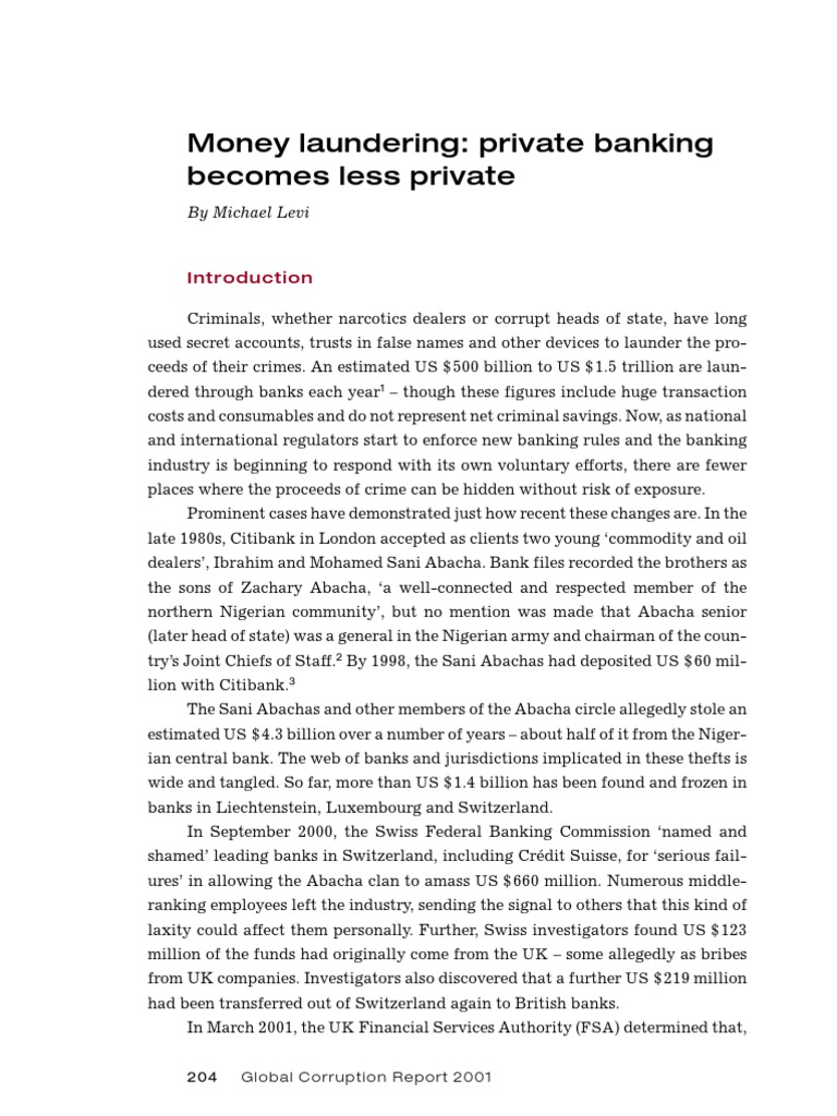 Common money laundering schemes picture