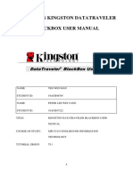 Review On Kingston Data Traveler Blackbox User Manual