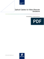 Installation Instructions For Optical Cables