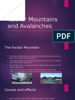Kackar Mountains and Avalanches: By: Shradha, Devanshi, Ved, Mani, Vansh, Itamar, Shreyas