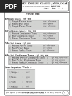 Comprehensive Tenses Guide PDF | PDF | Perfect (Grammar) | Grammatical ...