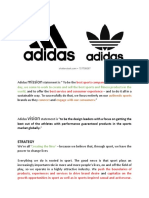 Adidas mission & vision statements