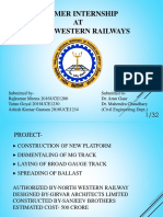 Summer Internship AT North Western Railways