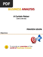 Introduction To Business Analysis PDF