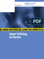 UN.GIFT Report Provides Overview of Human Trafficking