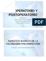 Pre y Postoperatorio Grupo 1