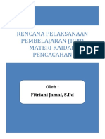 RPP Kaidah Pencacahan