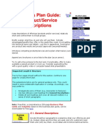 Guide to Describing Products and Services