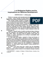 11 - A Theory of Philippine Politics and Its Implications For National Development