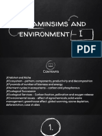 Organisms and Environment - I