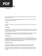 Process States: State Diagram