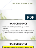 Transcendence A S