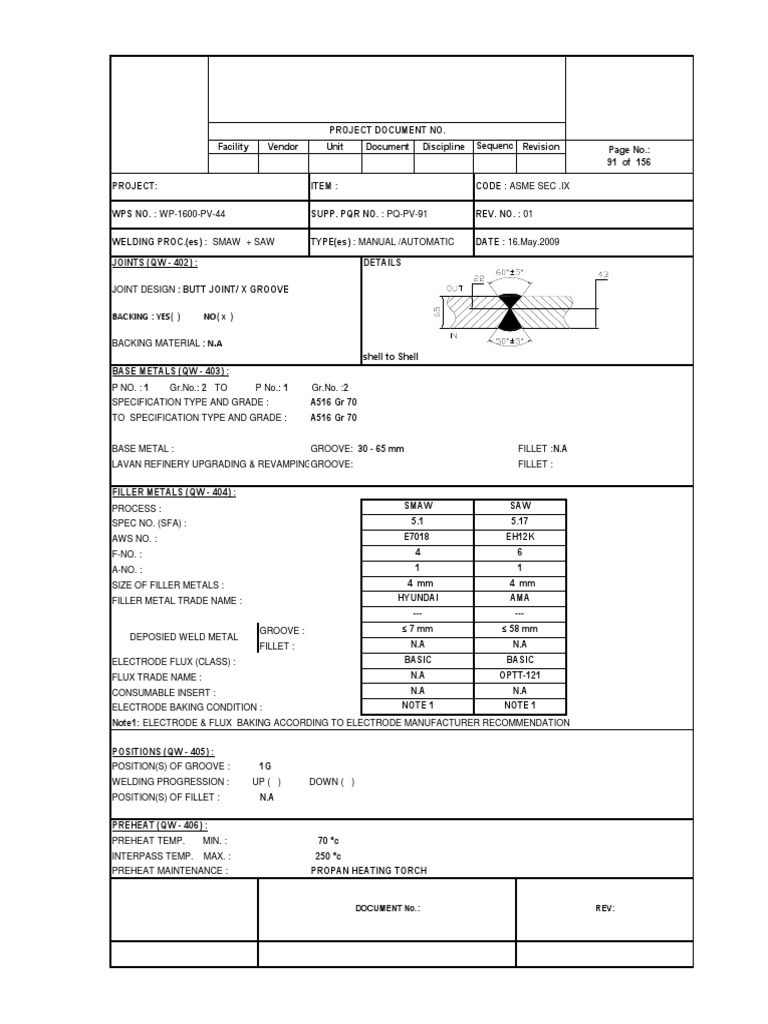 Document No.: Rev | Welding | Construction