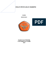 Rencana Panduan Skripsi FT Baru PDF