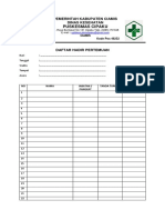 Daftar Hadir Pertemuan