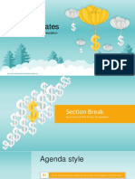 Balloon Dollar Management Concept PowerPoint Templates