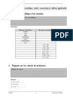 Fiche Puissance Et Conversion