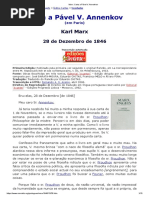 Carta marx a Annekov