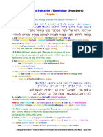 04 The Scriptures. Old Testament. Hebrew-Greek-English Color Coded Interlinear: Numbers