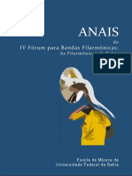 Anais Do 4 Forum para Bandas Filarmonicas - EMUS-UFBA - 2017