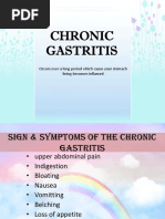 Chronic Gastritis Gastroenterology Health Sciences