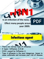H1N1 (Swine Flu) : Is An Infection of The Nose, Throat, and Lung. Effect Many People Around The World at Year 2009