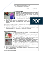 6 Contoh Raport Paud Aka Laporan Semester